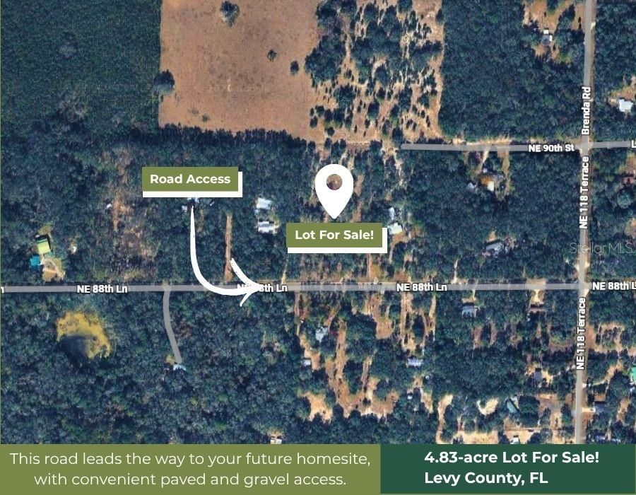 На продажу: $99,000 (4.83 acres)