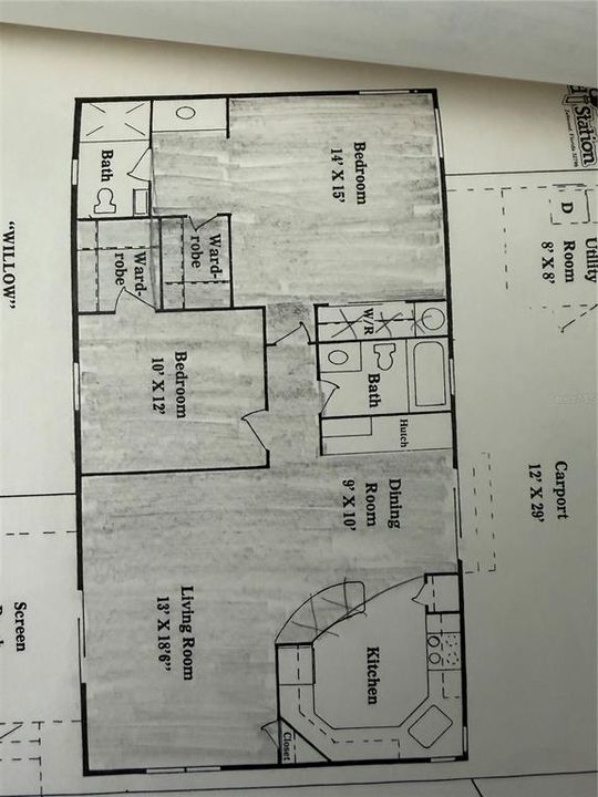 На продажу: $99,900 (2 спален, 2 ванн, 1056 Квадратных фут)
