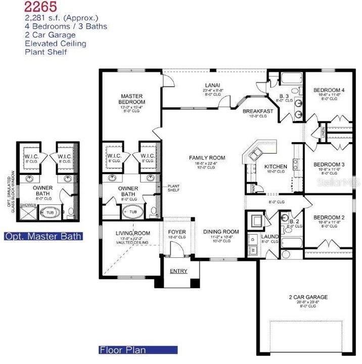 Active With Contract: $410,250 (4 beds, 3 baths, 2265 Square Feet)