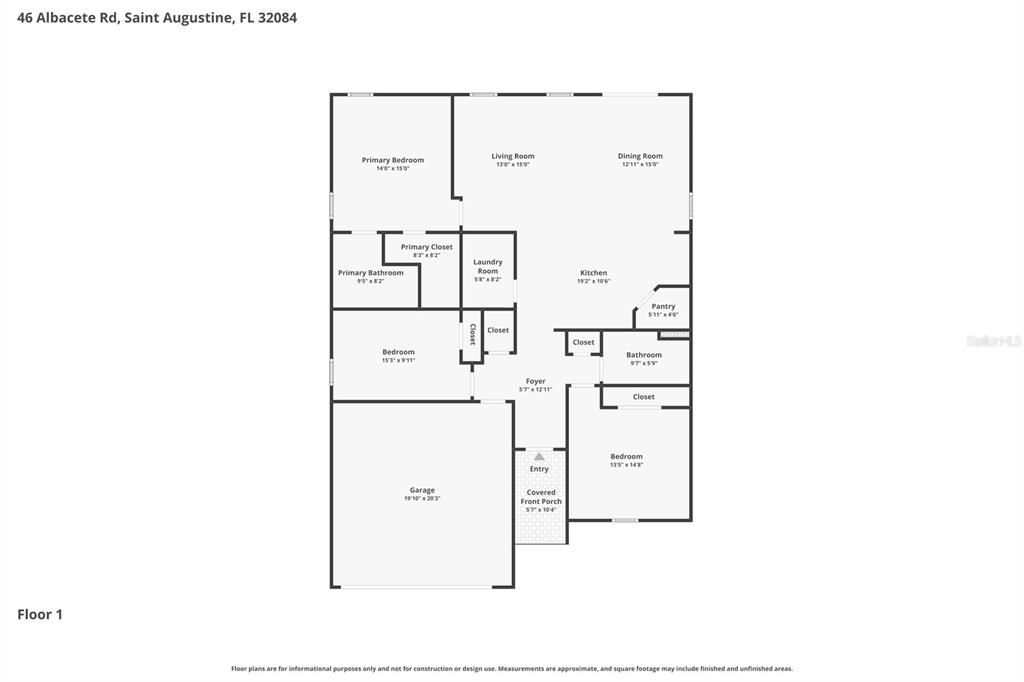 En Venta: $325,000 (3 camas, 2 baños, 1564 Pies cuadrados)