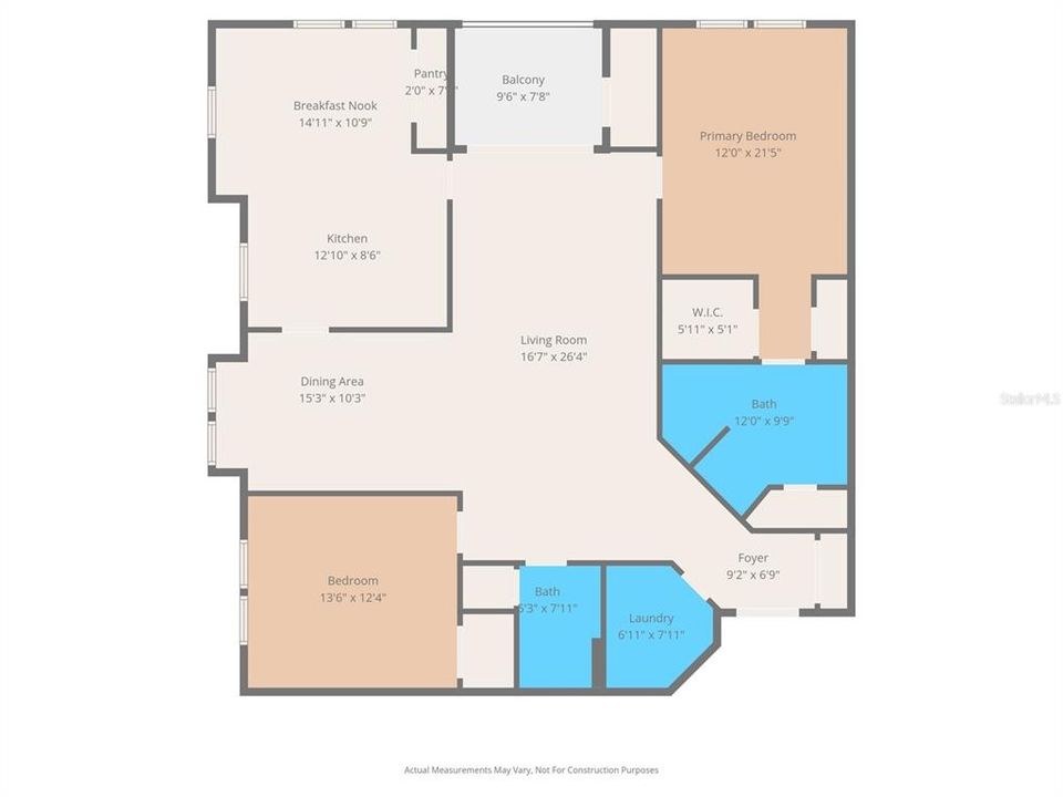 合同活跃: $329,000 (2 贝兹, 2 浴室, 1549 平方英尺)