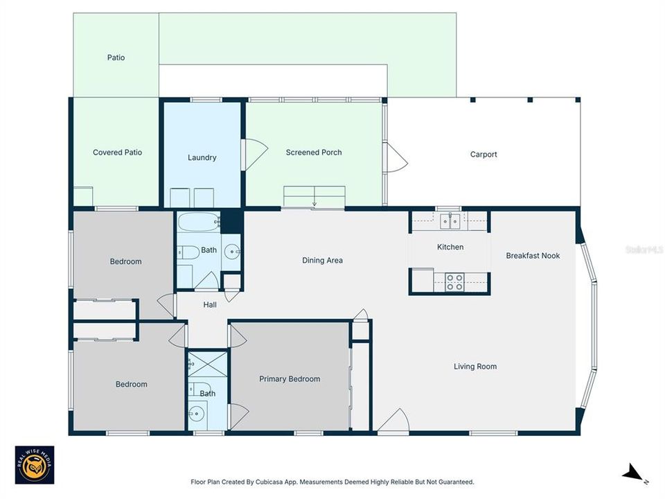 На продажу: $152,000 (3 спален, 2 ванн, 1196 Квадратных фут)