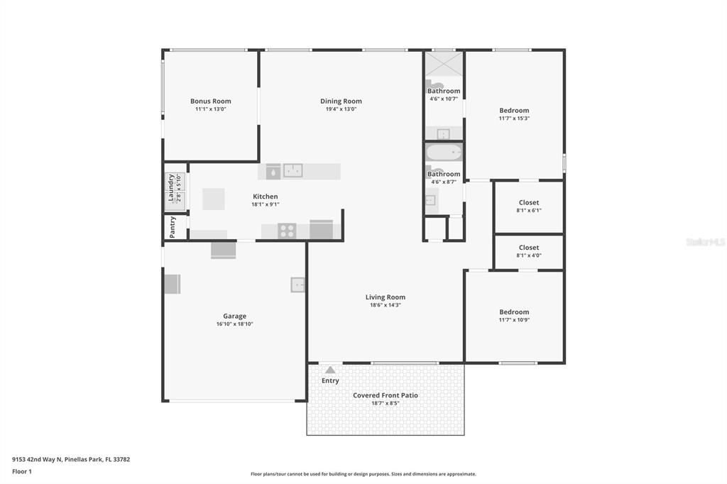 На продажу: $389,900 (2 спален, 2 ванн, 1776 Квадратных фут)