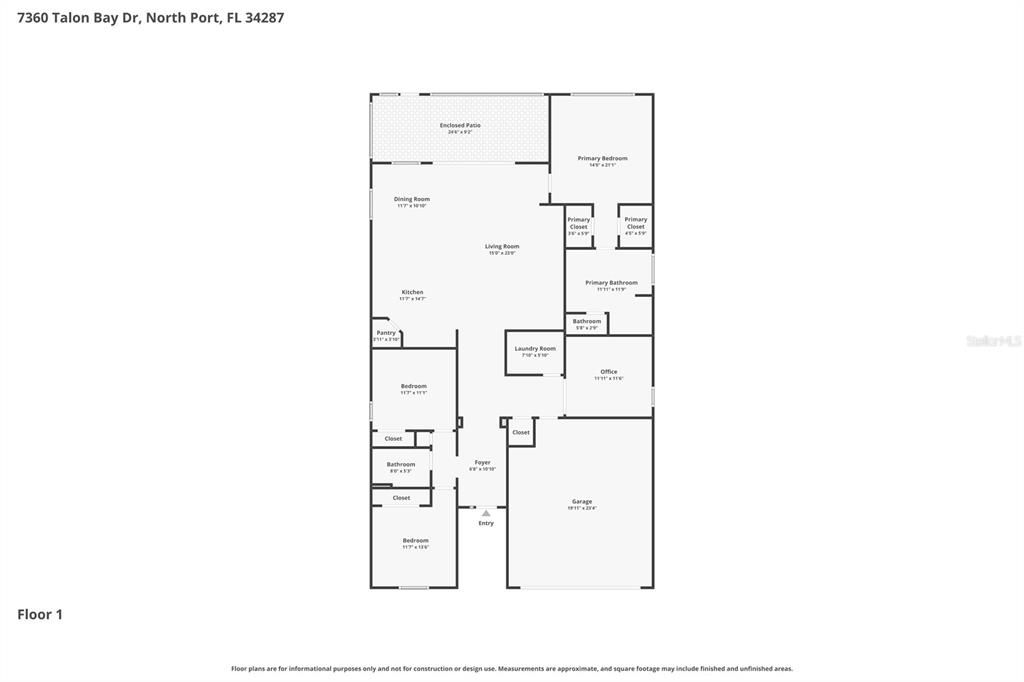 Active With Contract: $374,900 (3 beds, 2 baths, 1986 Square Feet)