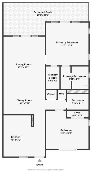 For Sale: $260,000 (2 beds, 2 baths, 1120 Square Feet)
