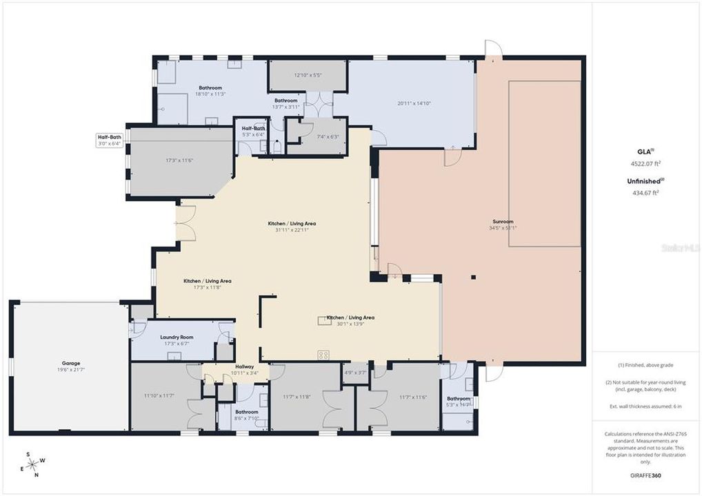 На продажу: $780,000 (4 спален, 3 ванн, 3217 Квадратных фут)