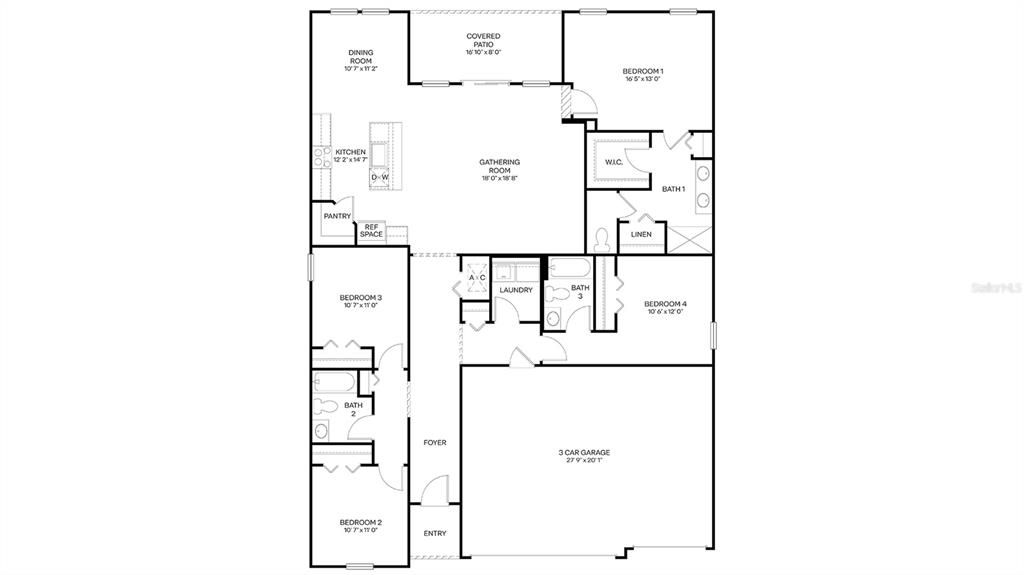 Active With Contract: $368,295 (4 beds, 3 baths, 1987 Square Feet)