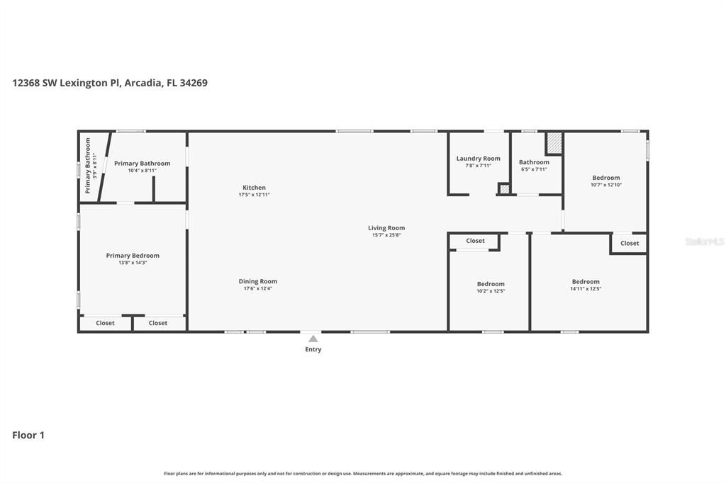 Active With Contract: $215,000 (3 beds, 2 baths, 2052 Square Feet)