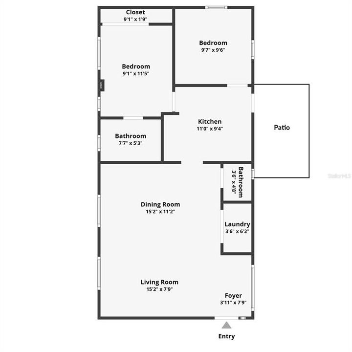 Active With Contract: $2,200 (2 beds, 1 baths, 800 Square Feet)