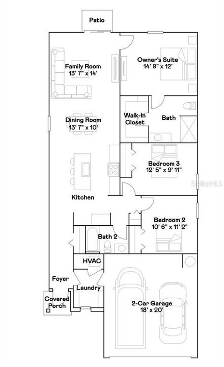Под контрактом: $259,990 (3 спален, 2 ванн, 1429 Квадратных фут)