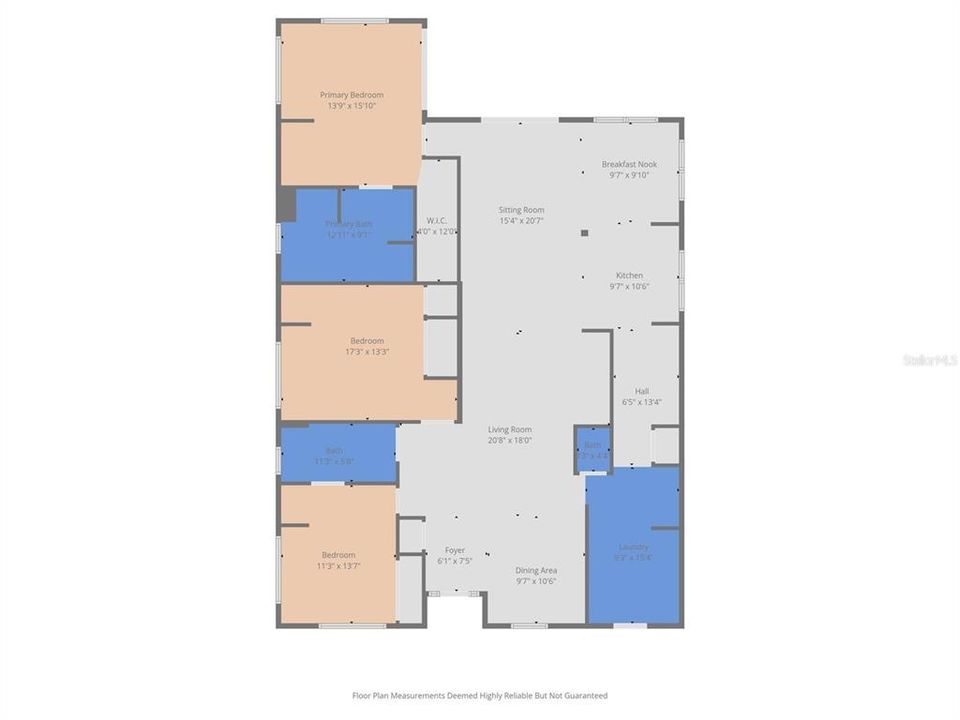 На продажу: $399,900 (3 спален, 2 ванн, 2135 Квадратных фут)