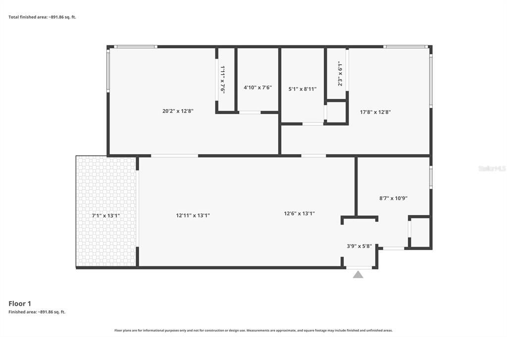 На продажу: $155,000 (2 спален, 2 ванн, 1015 Квадратных фут)