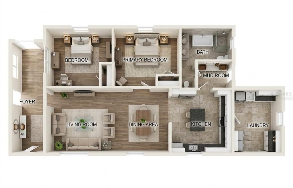 For Sale: $94,995 (2 beds, 1 baths, 900 Square Feet)