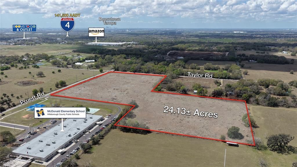 合同活跃: $1,900,000 (24.13 acres)