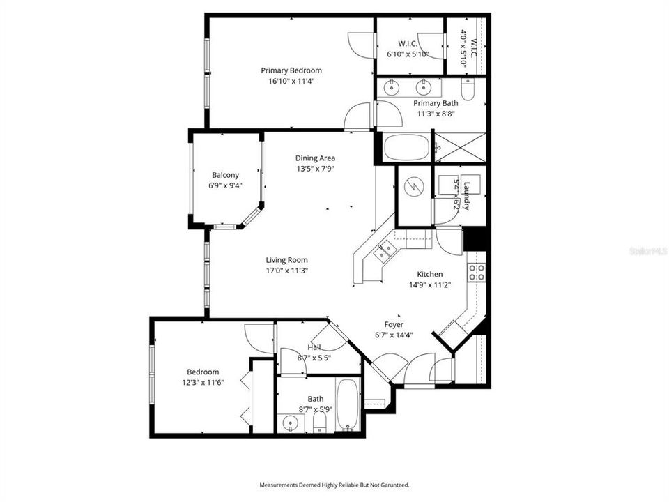 For Sale: $180,000 (2 beds, 2 baths, 1261 Square Feet)