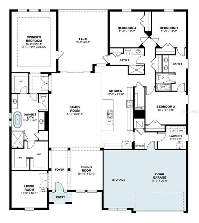 На продажу: $764,990 (4 спален, 3 ванн, 3022 Квадратных фут)