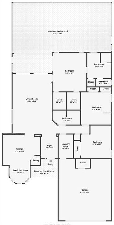 Под контрактом: $399,987 (3 спален, 2 ванн, 1827 Квадратных фут)