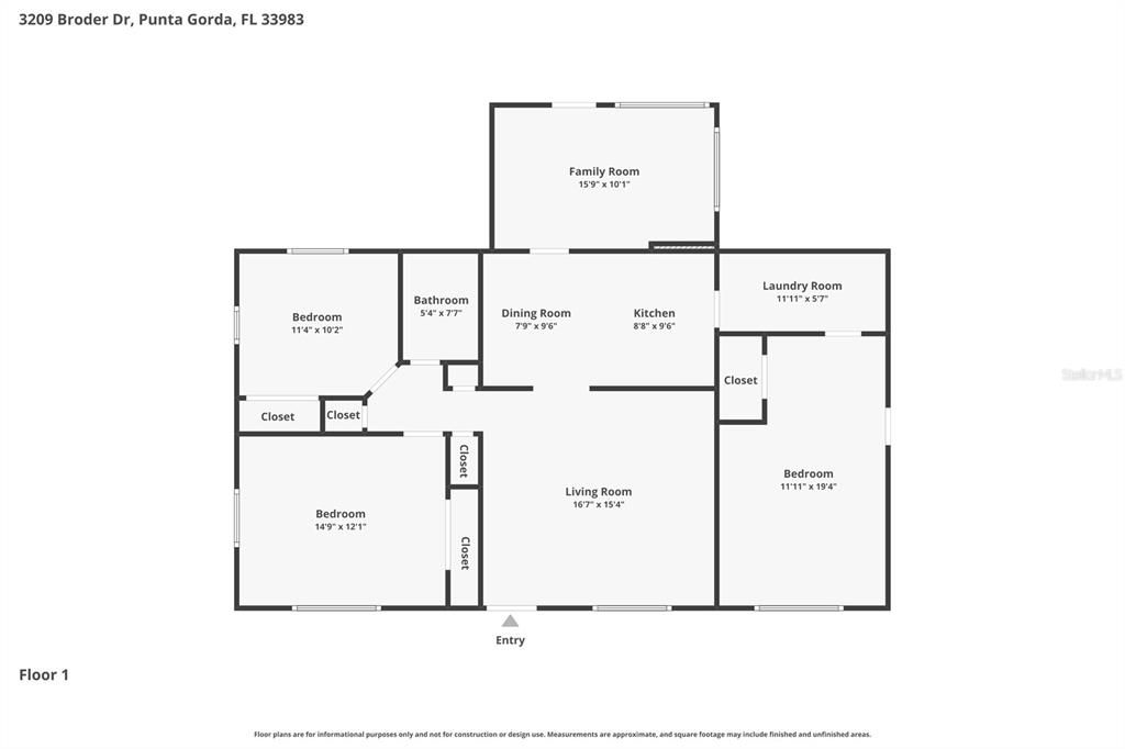 Activo con contrato: $189,900 (3 camas, 1 baños, 987 Pies cuadrados)
