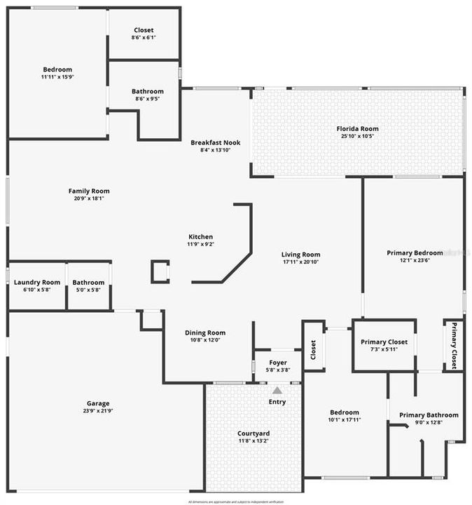 Active With Contract: $385,000 (3 beds, 2 baths, 2227 Square Feet)
