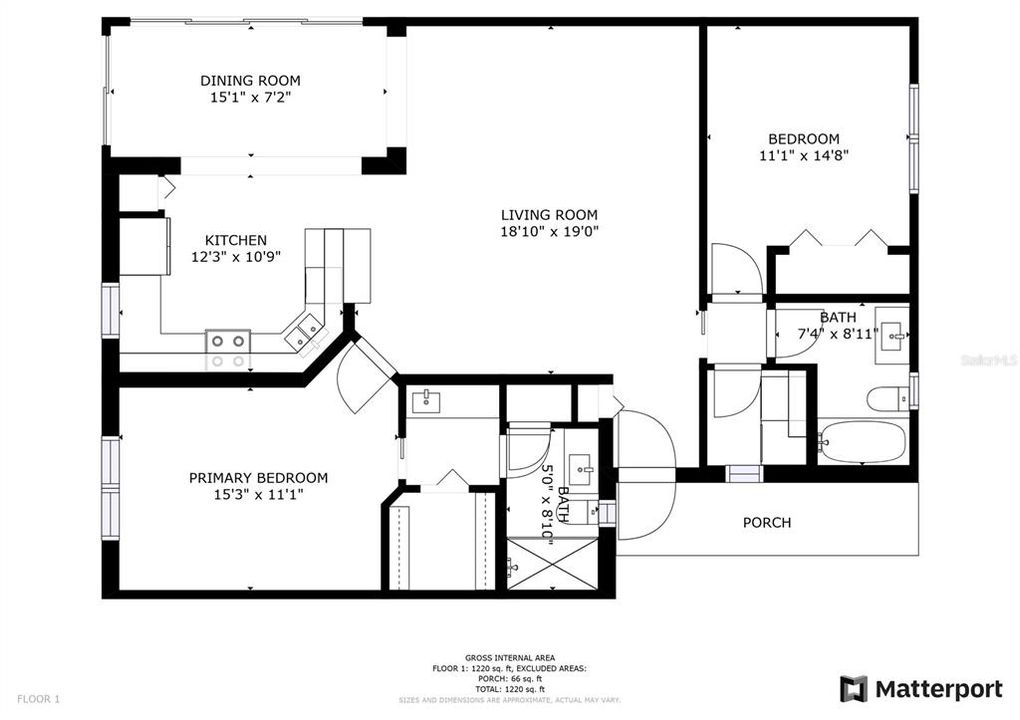 Activo con contrato: $234,900 (2 camas, 2 baños, 1280 Pies cuadrados)