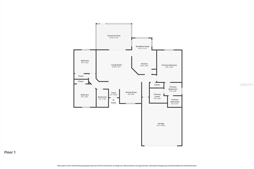На продажу: $374,900 (3 спален, 2 ванн, 1355 Квадратных фут)