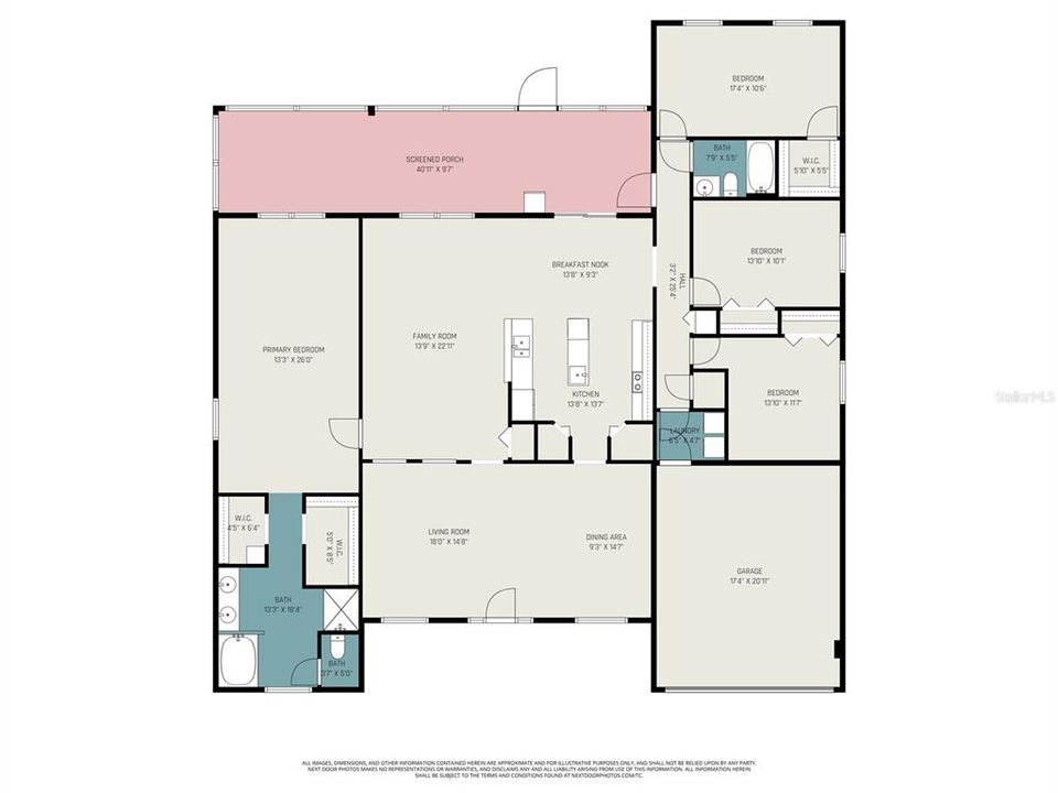 En Venta: $515,000 (4 camas, 2 baños, 2522 Pies cuadrados)