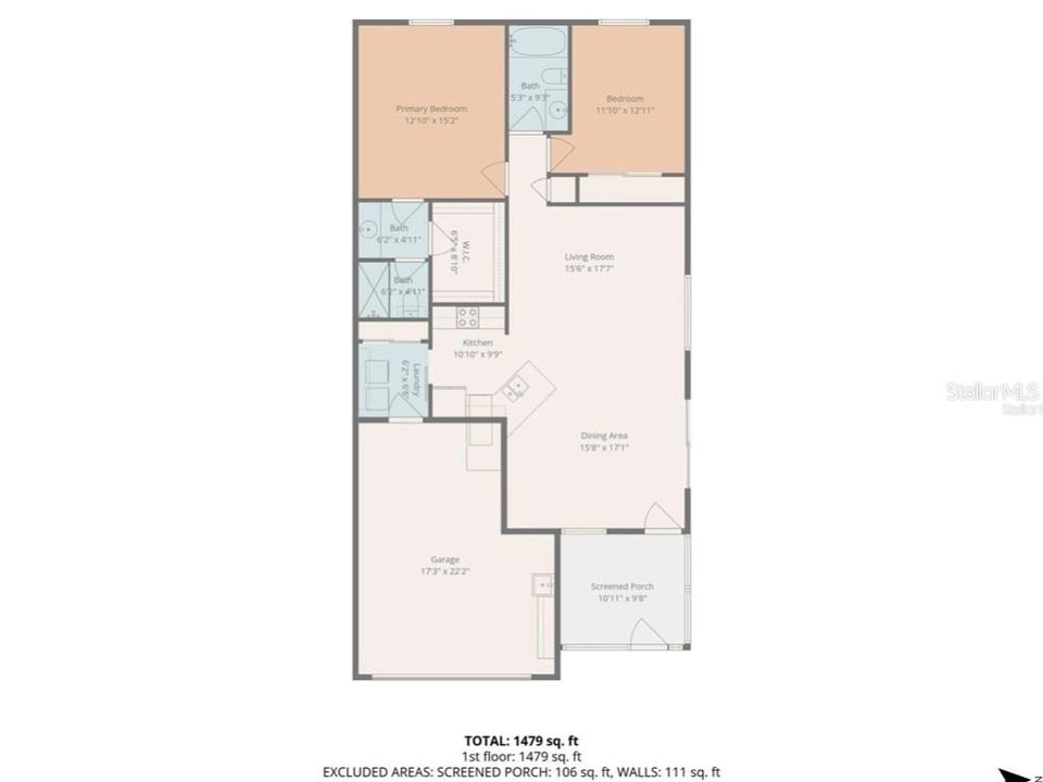 Activo con contrato: $267,000 (2 camas, 2 baños, 1188 Pies cuadrados)
