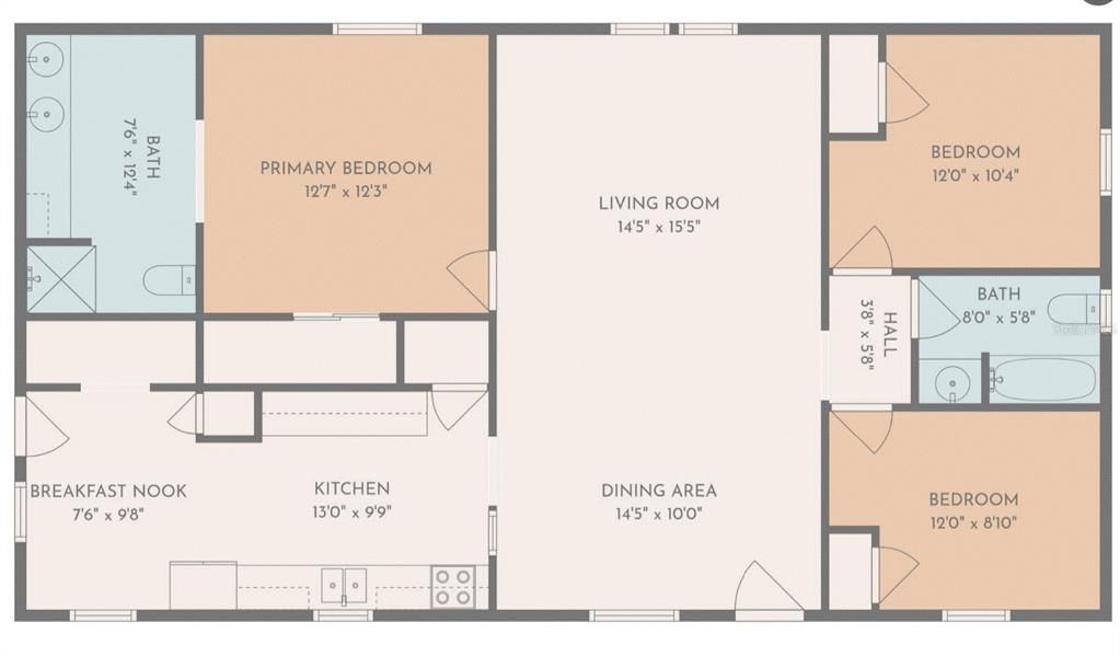 En Venta: $164,900 (3 camas, 2 baños, 1296 Pies cuadrados)