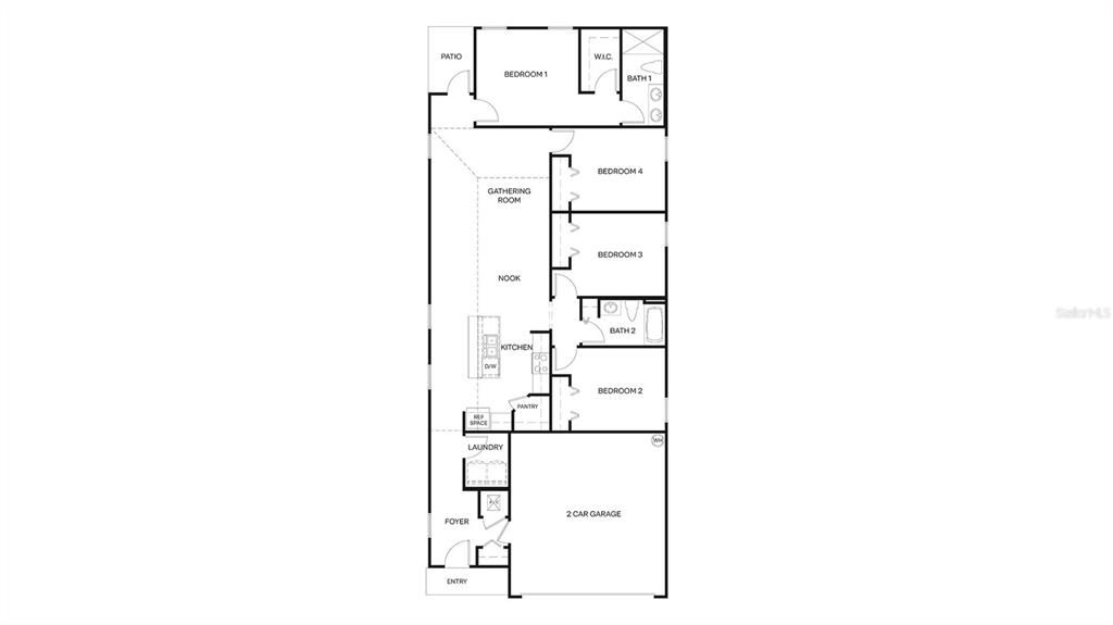 Activo con contrato: $303,350 (4 camas, 2 baños, 1526 Pies cuadrados)