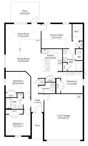 For Sale: $334,900 (4 beds, 2 baths, 1635 Square Feet)