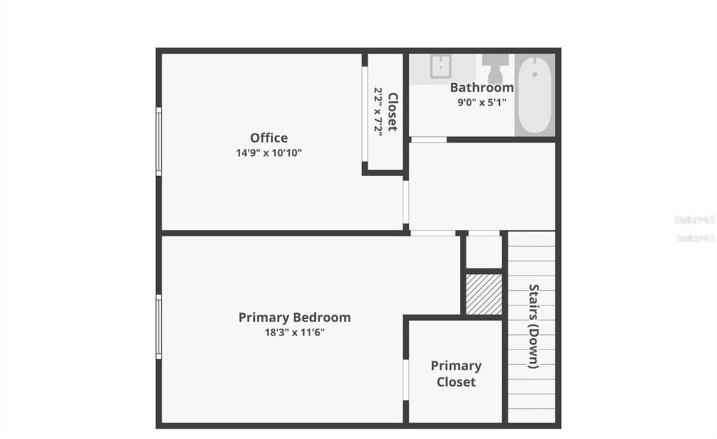 На продажу: $195,000 (2 спален, 1 ванн, 1104 Квадратных фут)