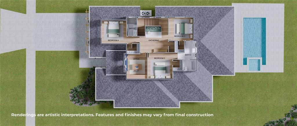 En Venta: $2,399,000 (5 camas, 4 baños, 3479 Pies cuadrados)