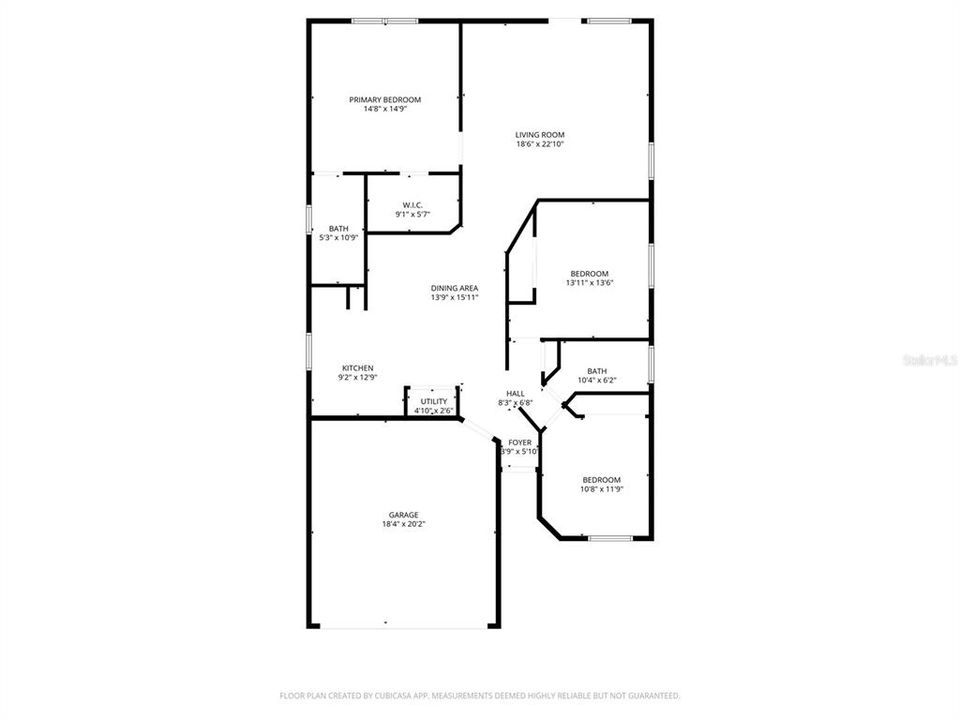 На продажу: $154,900 (3 спален, 2 ванн, 1559 Квадратных фут)