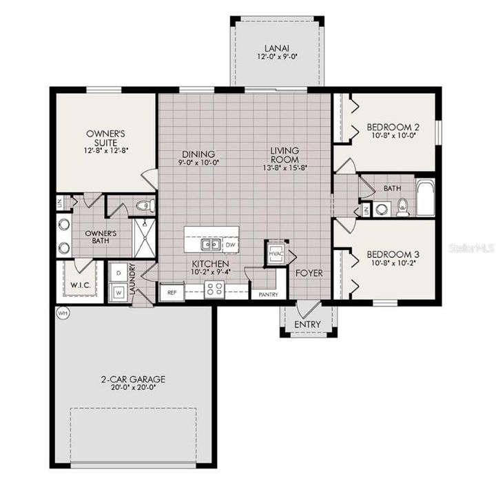 Под контрактом: $294,990 (3 спален, 2 ванн, 1400 Квадратных фут)