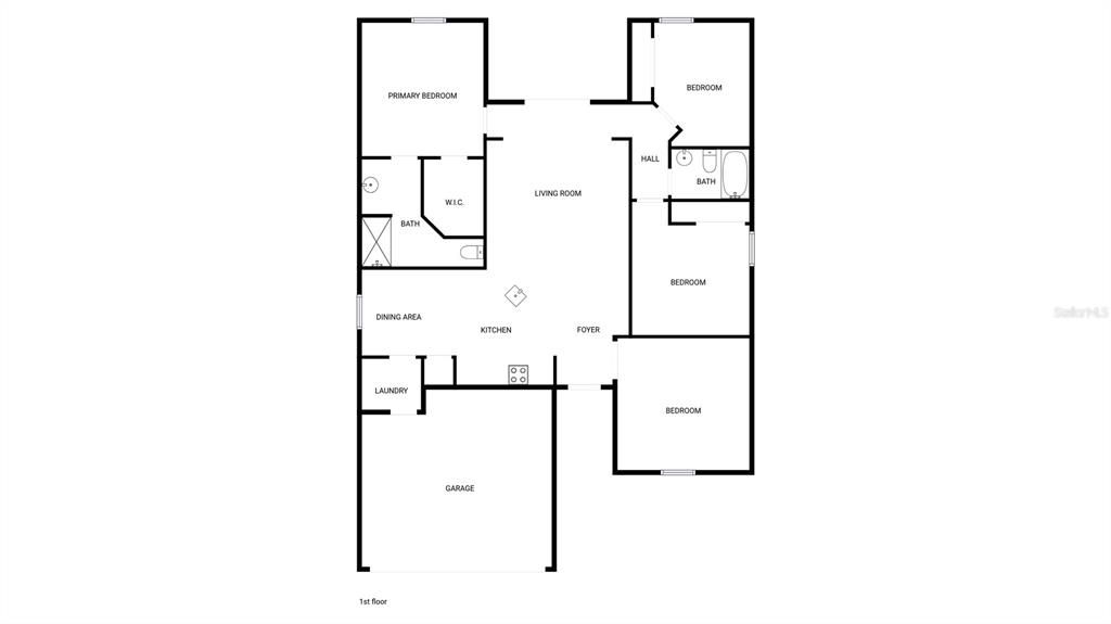 На продажу: $249,000 (3 спален, 2 ванн, 1546 Квадратных фут)