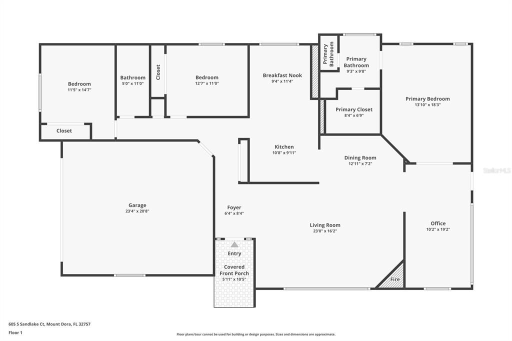 For Sale: $600,000 (3 beds, 2 baths, 1913 Square Feet)