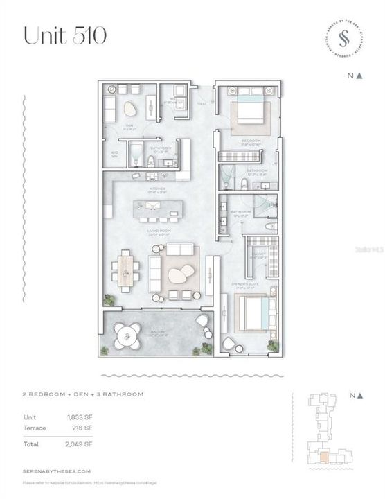 For Rent: $7,000 (3 beds, 3 baths, 1833 Square Feet)