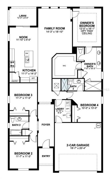 Activo con contrato: $539,990 (4 camas, 3 baños, 2194 Pies cuadrados)