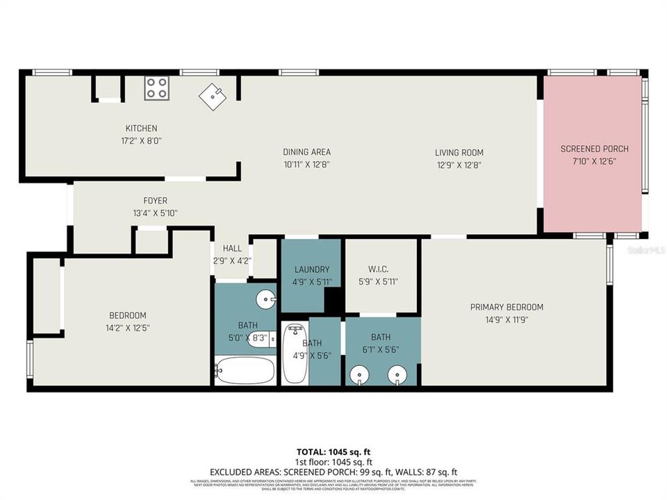 Под контрактом: $189,999 (2 спален, 2 ванн, 1065 Квадратных фут)