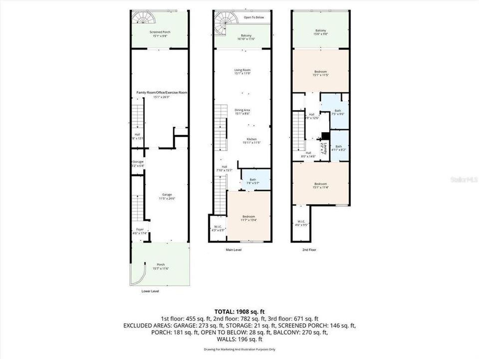 На продажу: $439,900 (3 спален, 3 ванн, 1998 Квадратных фут)