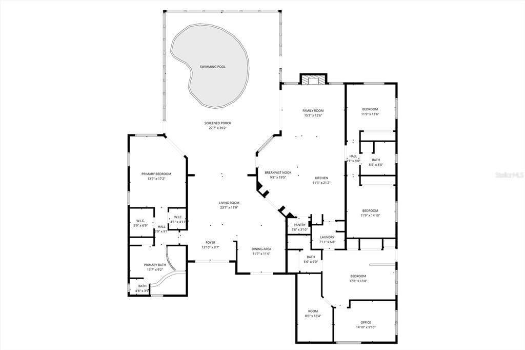 Activo con contrato: $1,189,000 (4 camas, 3 baños, 3117 Pies cuadrados)