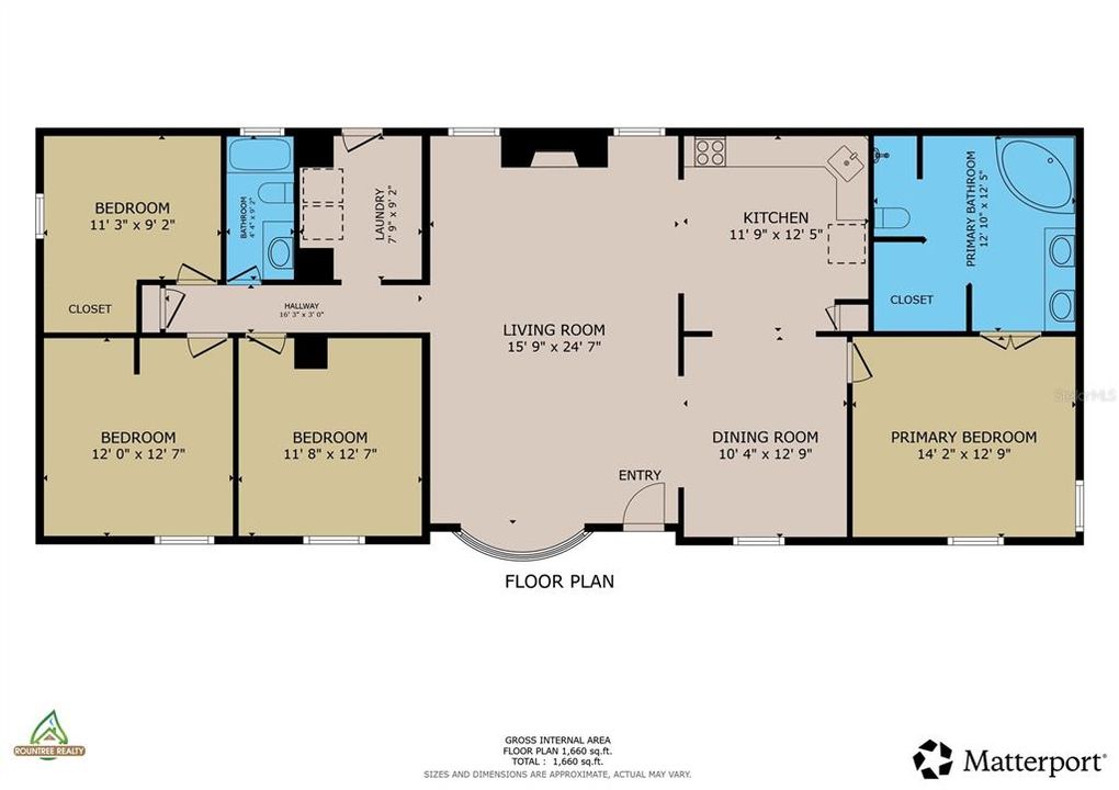 For Sale: $475,000 (2 beds, 1 baths, 1296 Square Feet)