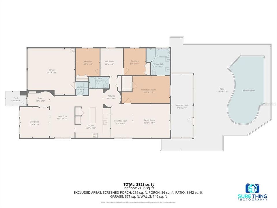 Active With Contract: $484,700 (3 beds, 2 baths, 2105 Square Feet)
