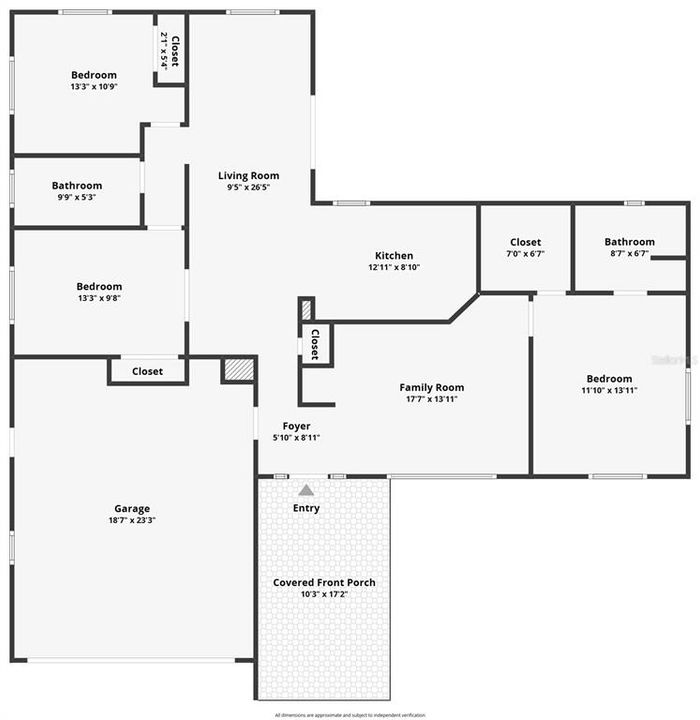 На продажу: $525,000 (3 спален, 2 ванн, 1407 Квадратных фут)