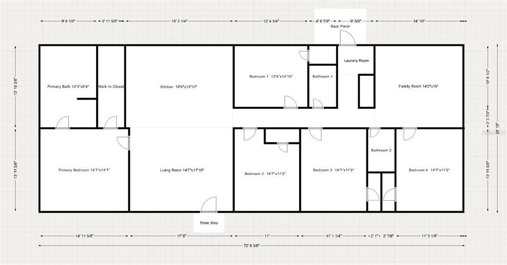 For Sale: $270,000 (5 beds, 3 baths, 2016 Square Feet)