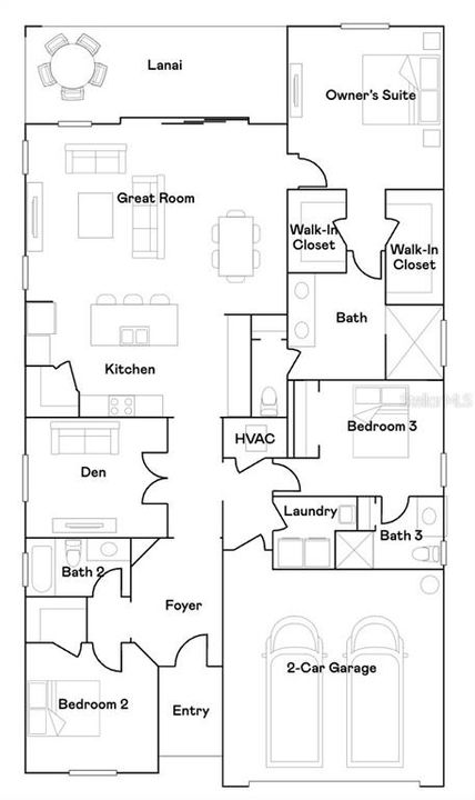 В аренду: $2,400 (3 спален, 3 ванн, 2177 Квадратных фут)