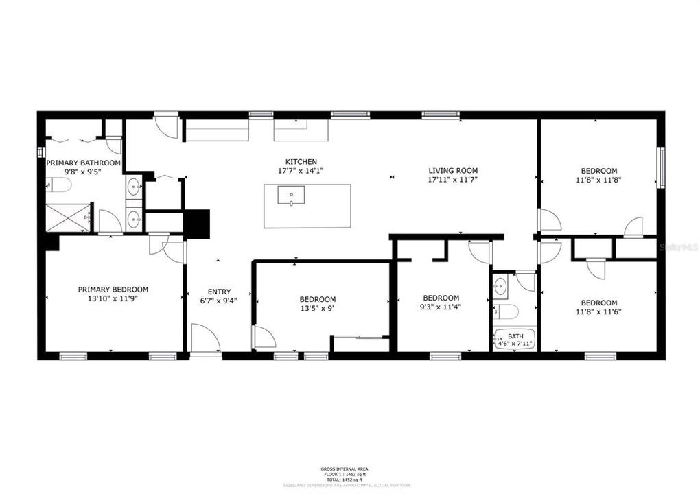 En Venta: $180,000 (5 camas, 2 baños, 1464 Pies cuadrados)