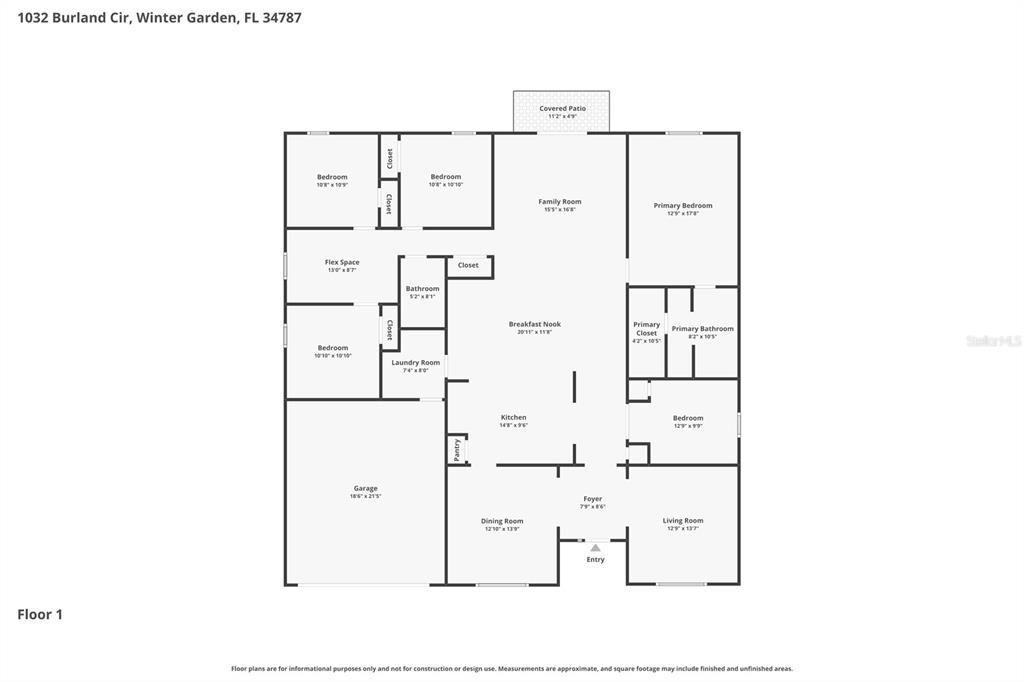 Active With Contract: $529,990 (5 beds, 2 baths, 2487 Square Feet)