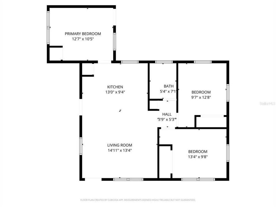 На продажу: $169,900 (3 спален, 1 ванн, 874 Квадратных фут)