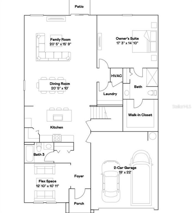 На продажу: $449,900 (5 спален, 3 ванн, 3036 Квадратных фут)